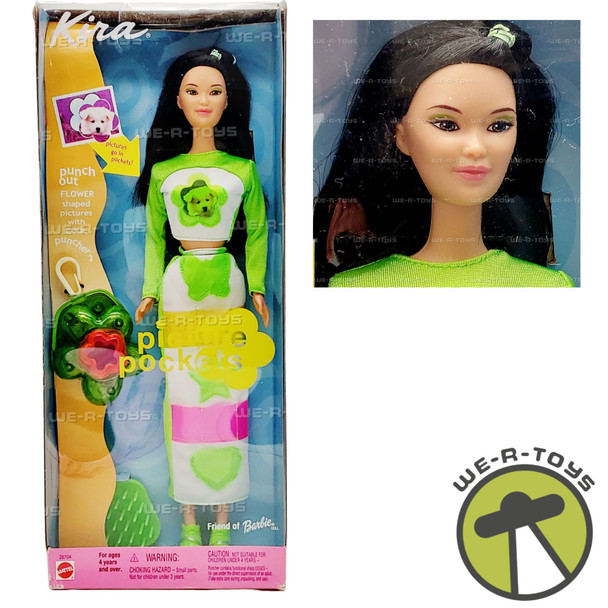 Picture Pockets Kira Friend of Barbie Doll Flower Shaped Puncher Mattel New