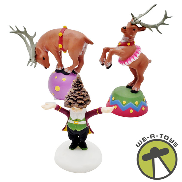 Department 56 North Pole Woods Balancing Act Set 5656932 NEW