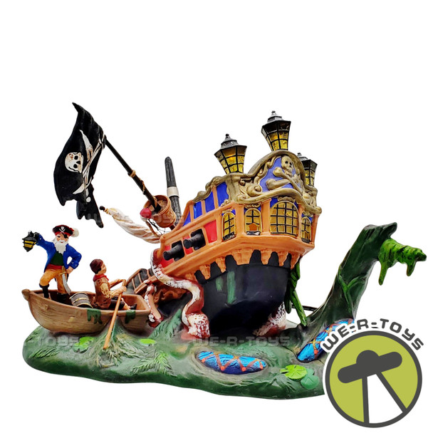 Dept 56 Halloween Village Accessories Ship of Sea Phantoms Lighted #53227