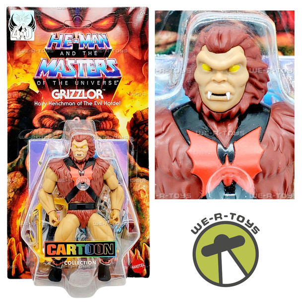 Masters of the Universe Origins Grizzlor Action Figure Cartoon Collection Mattel