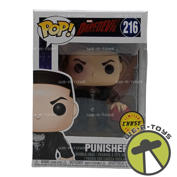 Funko POP! Marvel Daredevil Punisher No. 216 Vinyl Figure Chase Variant New