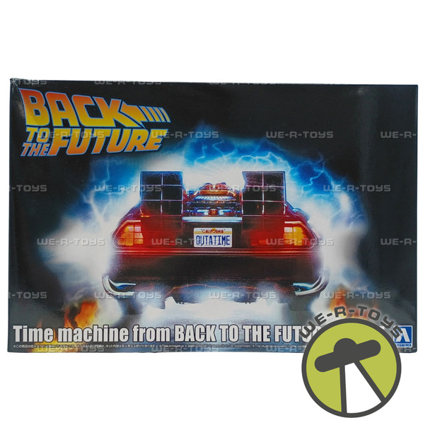 Back to the Future Part 1 Time Machine Model Kit Aoshima Bunka Kyozai 1/24 Scale
