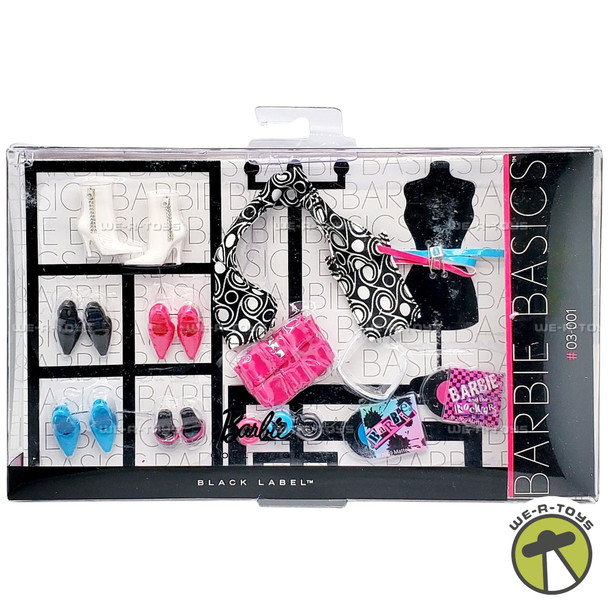 Barbie Basics Fashion Accessory Pack Look No 03 Collection 001 Black Label