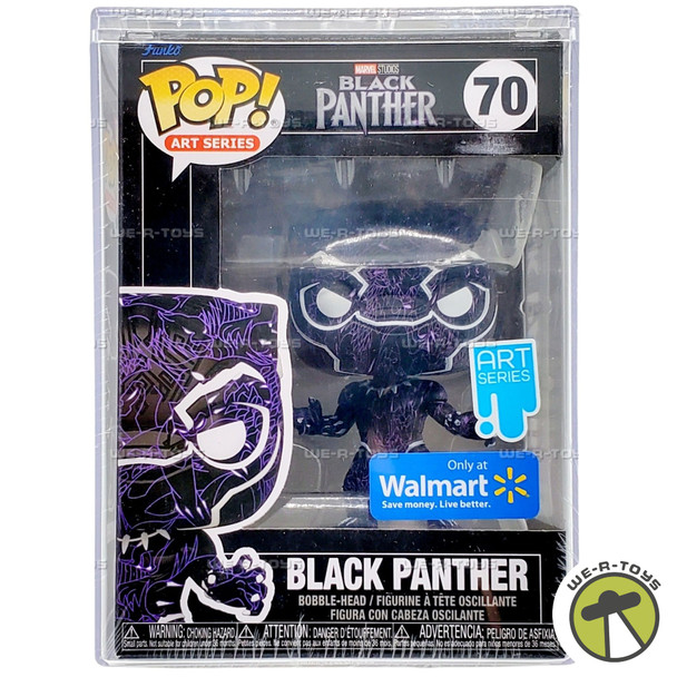Funko POP Art Series 70 Marvel Black Panther Vinyl Bobblehead Figure