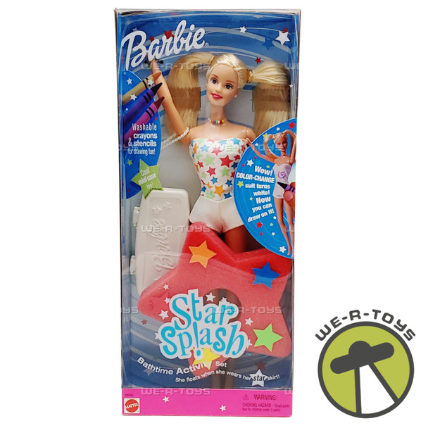Barbie Star Splash Doll Bathtime Activity Set 2000 Mattel 29260 NEW