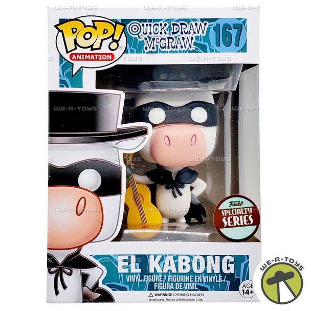 Funko POP Animation Quick Draw McGraw El Kabong 167 Vinyl Figure