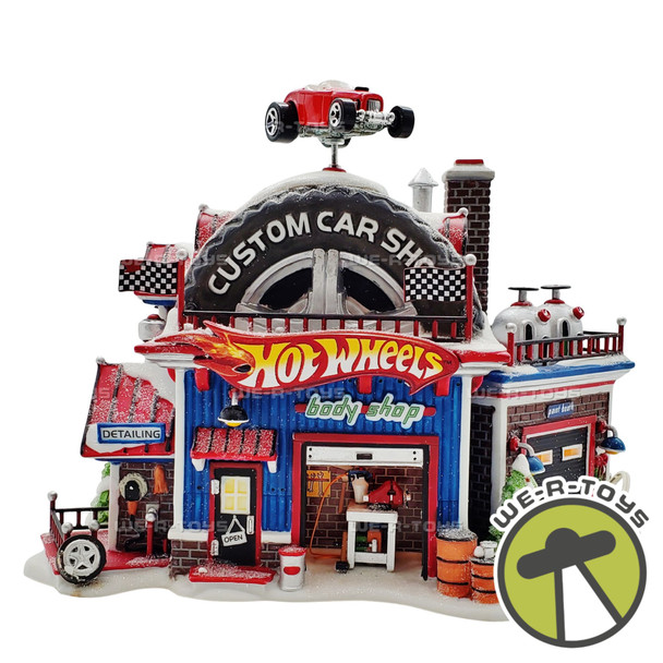 Department 56 North Pole Series Hot Wheels Custom Car Shop Item No 5656784