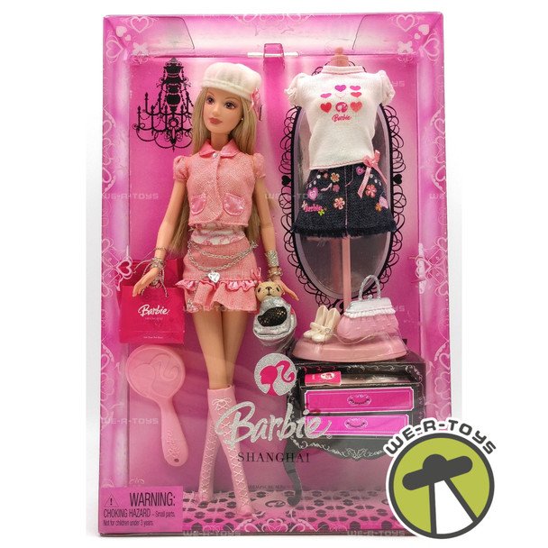 Shanghai Barbie Doll Blonde Hair In Pink Fashion BFC Exclusive 2008 Mattel N0769