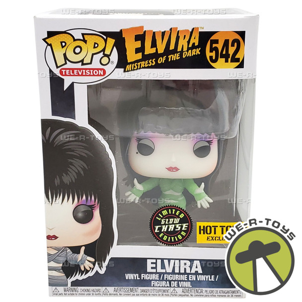 Funko Pop Movies 542 Elvira Mistress of the Dark Elvira Chase Vinyl Figure NEW