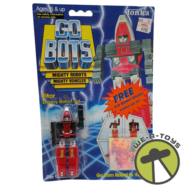 GoBots Fitor Enemy Robot Jet Mighty Robots Mighty Vehicles Action Figure 1983