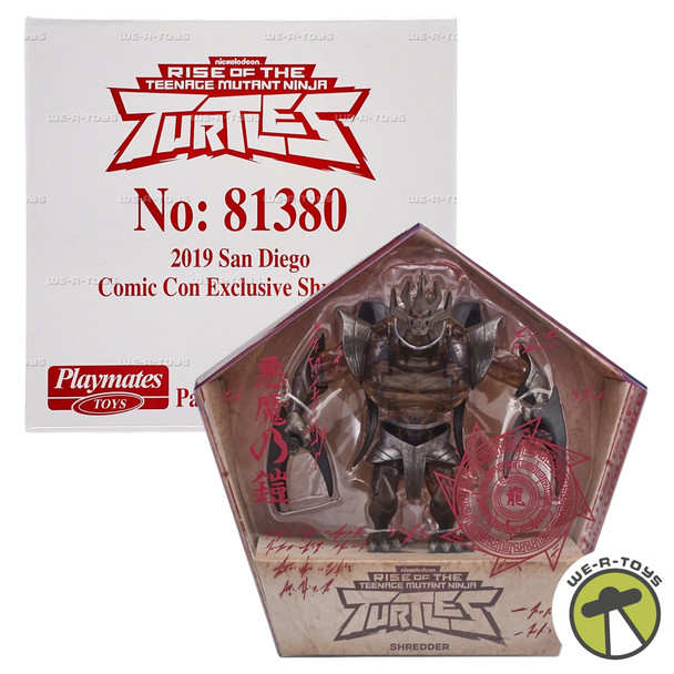 2019 San Diego Comic Con Exclusive Shredder Figure Playmates 81380