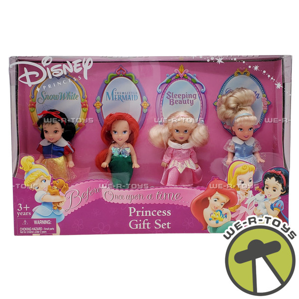 Disney Princess Gift Set Before Once Upon A Time 4 Pack 2002 Jakks Pacific NEW
