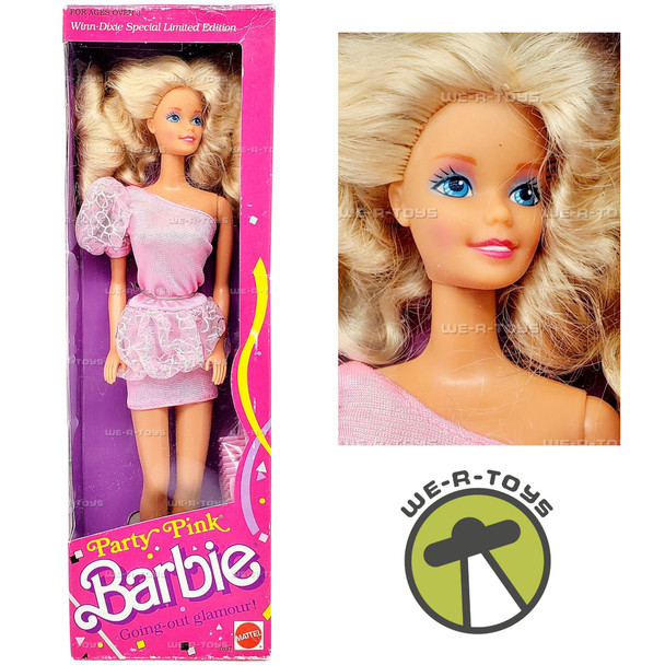 Party Pink Barbie Winn-Dixie Special Limited Edition Doll 1989 Mattel 7637
