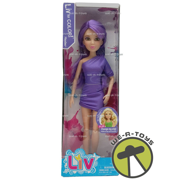 Liv for Color Hayden Doll Purple Hair 2012 Spin Master 20053375 New