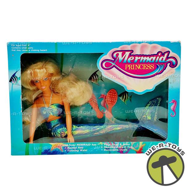 Mermaid Princess Doll with Tail and Accessories Toys and Things 1990s