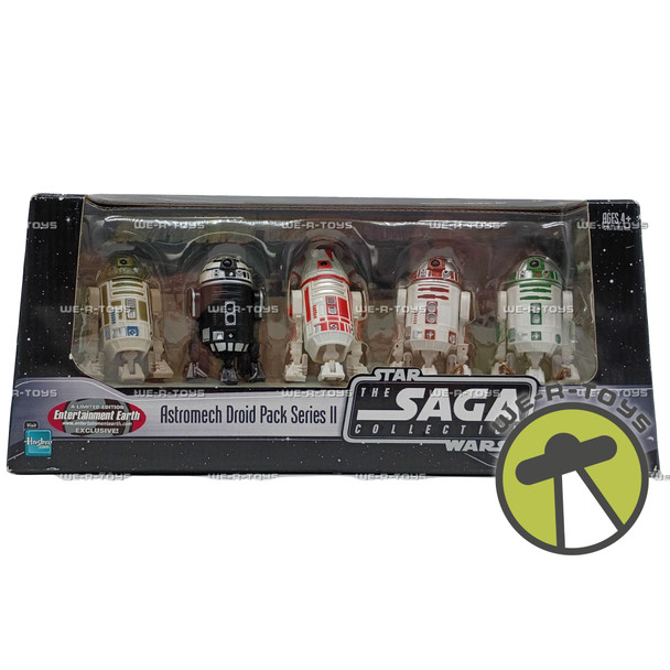 Star Wars Astromech Droid Pack Series II The Saga Collection 5 Pk Figures New