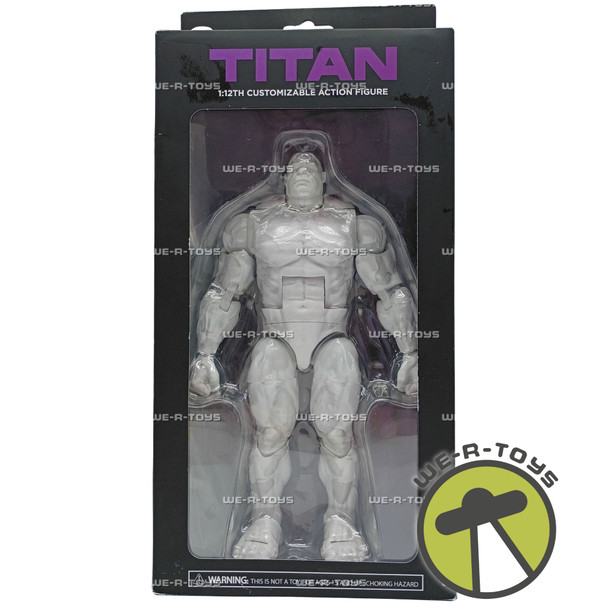 Maven Collectibles Titan White Customizable Action Figure Pindar Plastic New