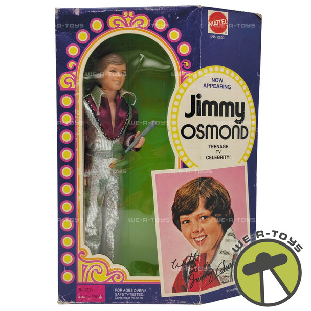 Jimmy Osmond Teenage TV Celebrity Male Doll 1978 Mattel No. 2200
