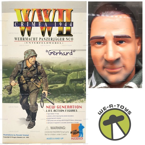 Dragon WWII Crimea 1944 Wehrmacht Panzerjager NCO Gerhard Action Figure 1999