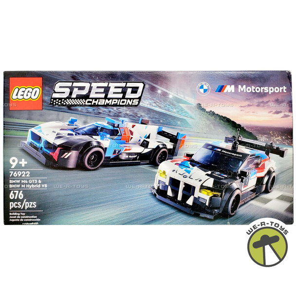 LEGO Speed Champions BMW M4 GT3 & BMW M Hybrid V8 Building Set 76922