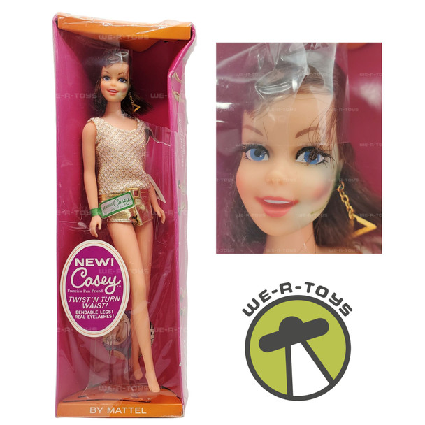 Vintage 1966 TNT Casey Doll Francie's Fun Friend Mattel No. 1180 NEW