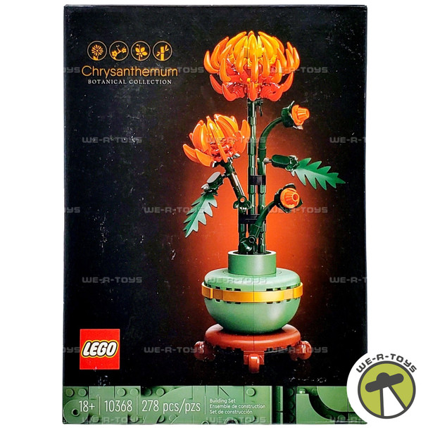 LEGO Botanicals Chrysanthemum 278 Piece Building Set 10368