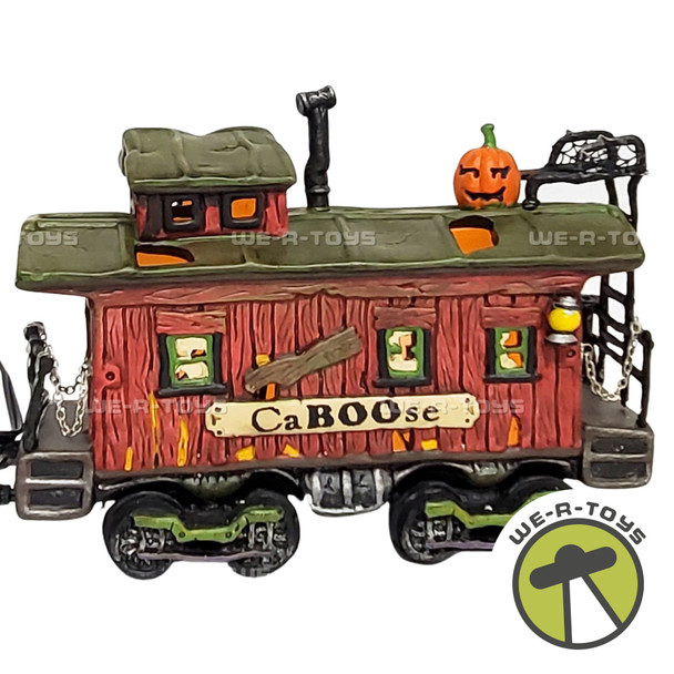 Department 56 Snow Village Halloween Haunted Rails Caboose Lighted 4020957