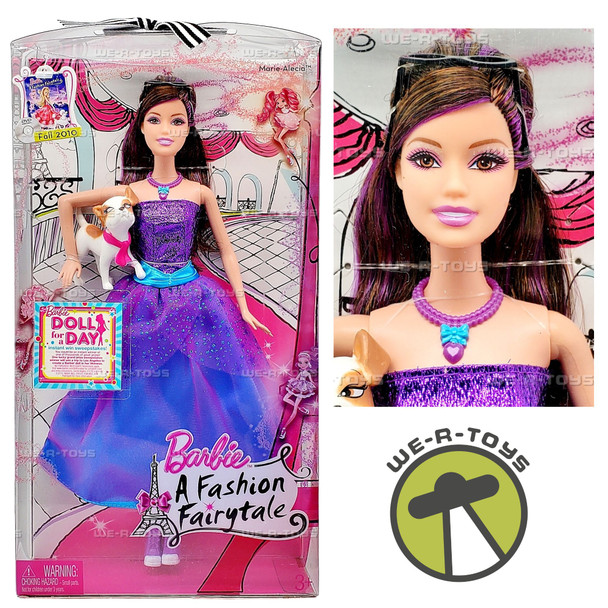 Barbie A Fashion Fairytale Marie Alecia Barbie Doll Mattel T5219