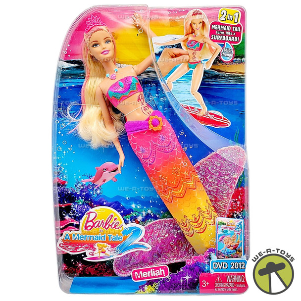 Barbie in A Mermaid Tale Merliah 2 in 1 Transforming Doll 2011 Mattel W2883