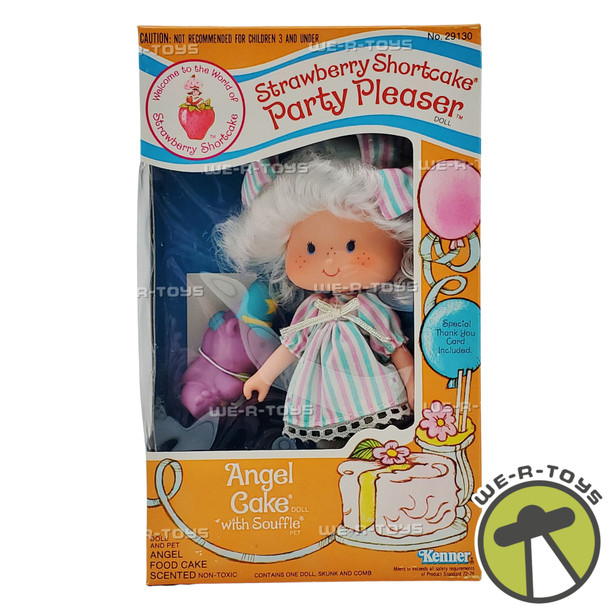Strawberry Shortcake Party Pleaser Angel Cake 5" Doll 1980 Kenner No. 29130