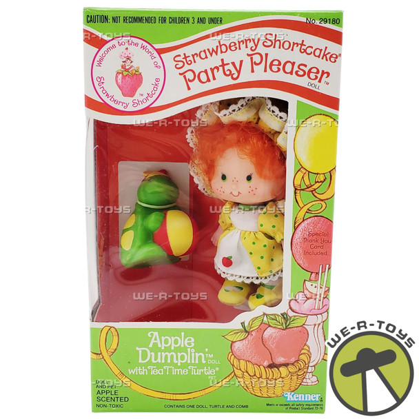 Strawberry Shortcake Party Pleaser Apple Dumplin 5" Doll 1980 Kenner No. 29180