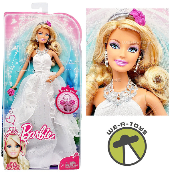 Barbie Princess Bride Doll 2010 Mattel T7365