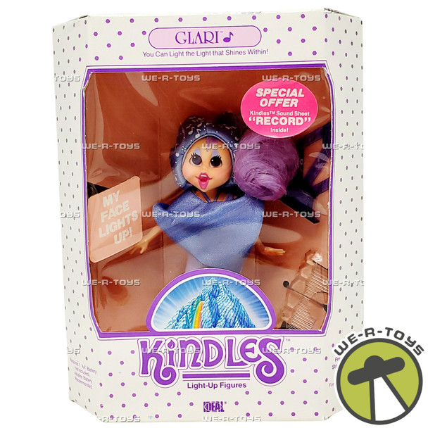 Kindles Glari Light Up Figure with Accessories Vintage 1985 Ideal 8316 NEW