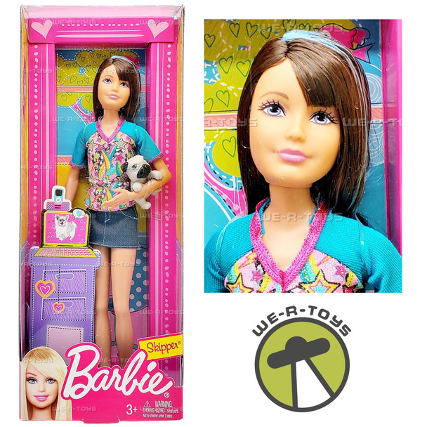 Barbie Sisters Skipper Doll and Dog 2011 Mattel W3283