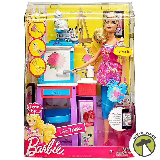 Barbie I Can Be Art Teacher Doll Playset 2001 Mattel V6933