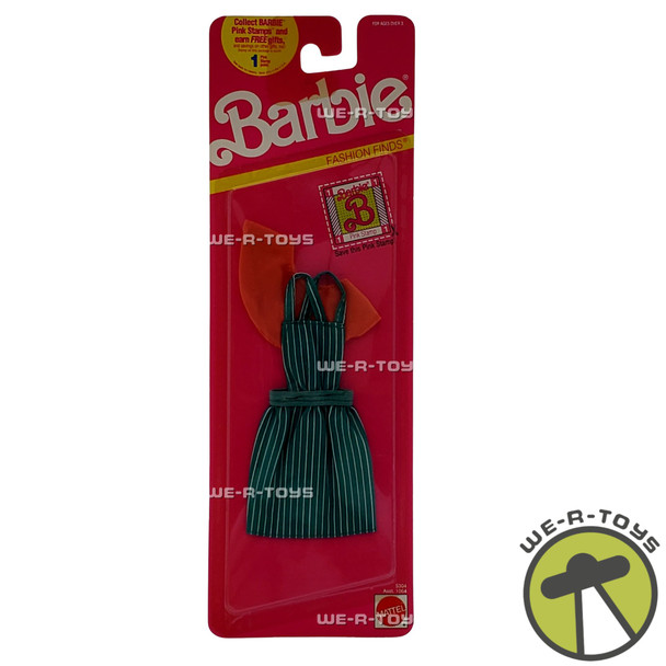 Barbie Genuine Collection Green Overall and Shawl Set with Stamp NEW 1990