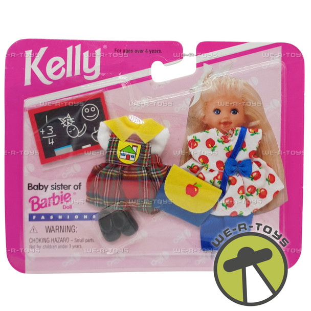Kelly Baby Sister of Barbie My Fashion School Doll Fashions 14392 Mattel 1995