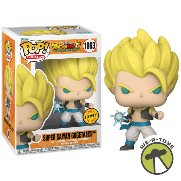 Funko Pop Dragon Ball Super Broly 1863 Super Saiyan Gogeta Charting Kidan CHASE