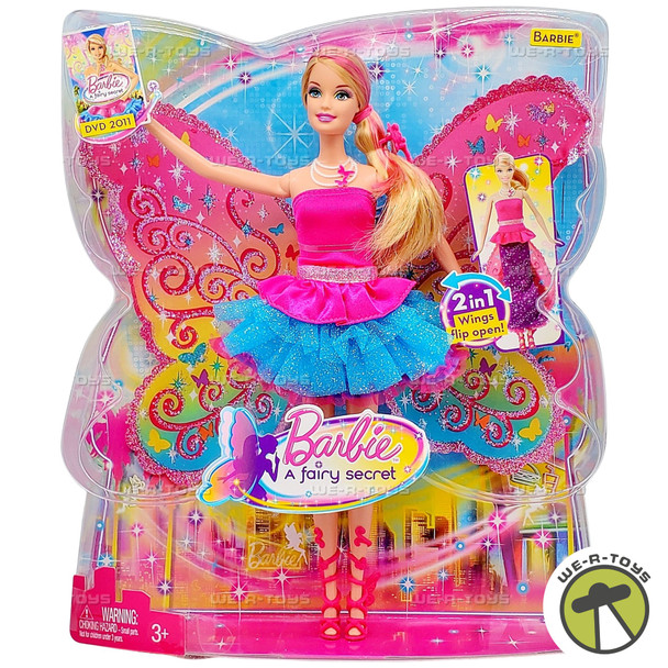 Barbie A Fairy Secret Transforming Doll 2010 Mattel T7349