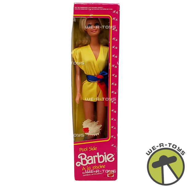 Barbie Pool Side A La Piscine Doll Item No. #7077 Mattel Vintage NEW