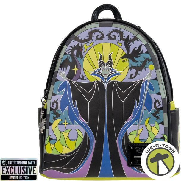Sleeping Beauty Maleficent Stained Glass Mini-Backpack EE Exclusive Loungefly