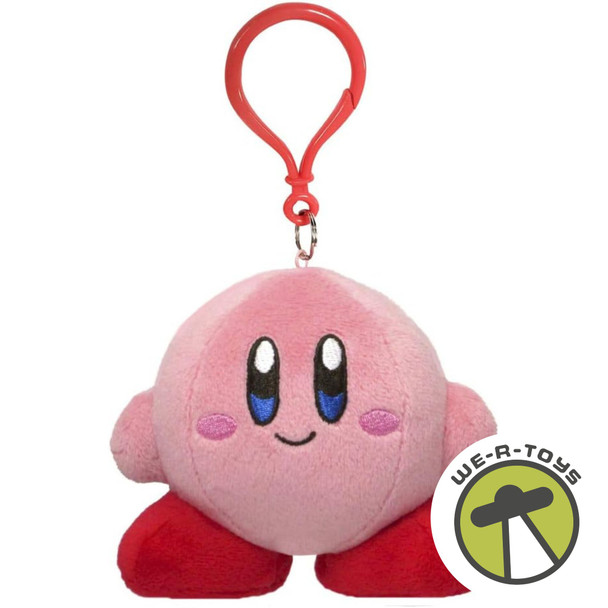 Kirby Standard Pose Dangler Plush Keychain 3.5 Inch Little Buddy