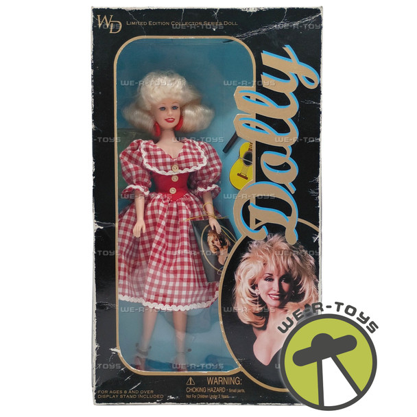 Dolly Parton Red Check Dress Limited Edition Collection 1996 Goldberger Doll New