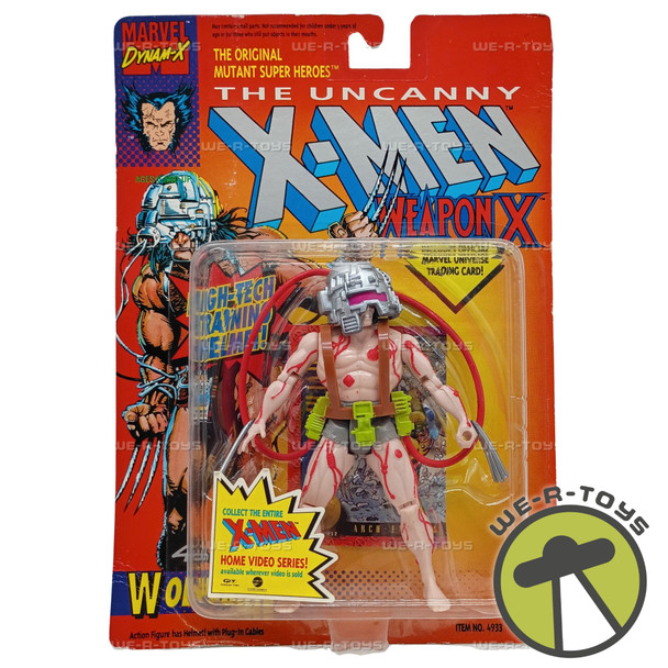 Marvel Comics Dynam-X The Uncanny X-Men Wolverine Toy Biz Action Figure 4933 New