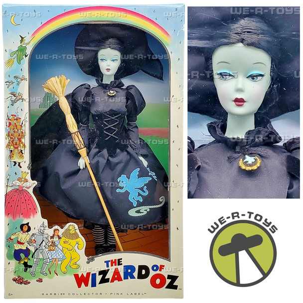 Barbie Collector Wizard of Oz Wicked Witch of the West Doll 2010 Mattel R4521