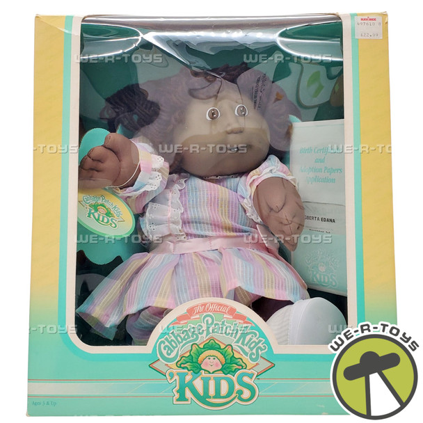 Cabbage Patch Kids Egberta Edana African American Doll 1987 Coleco Item No 3902