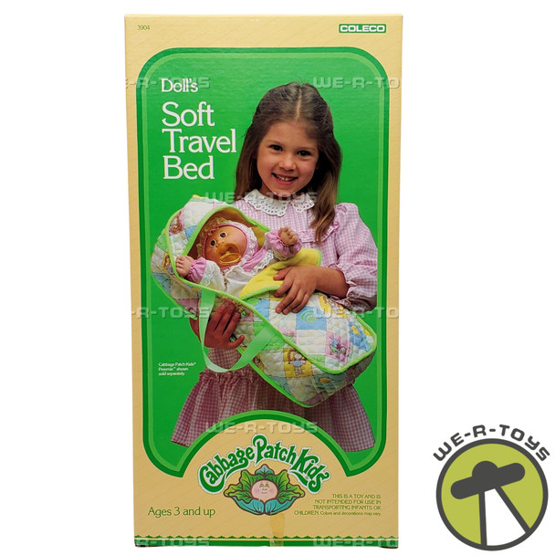 Cabbage Patch Doll Accessory Soft Quilt Travel Bed Item No 3904 Coleco 1984