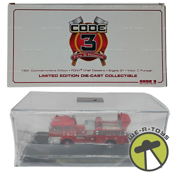 Code 3 FDNY Chief Cassano Mack C Pumper Commemorative Engine 31 Vehicle New