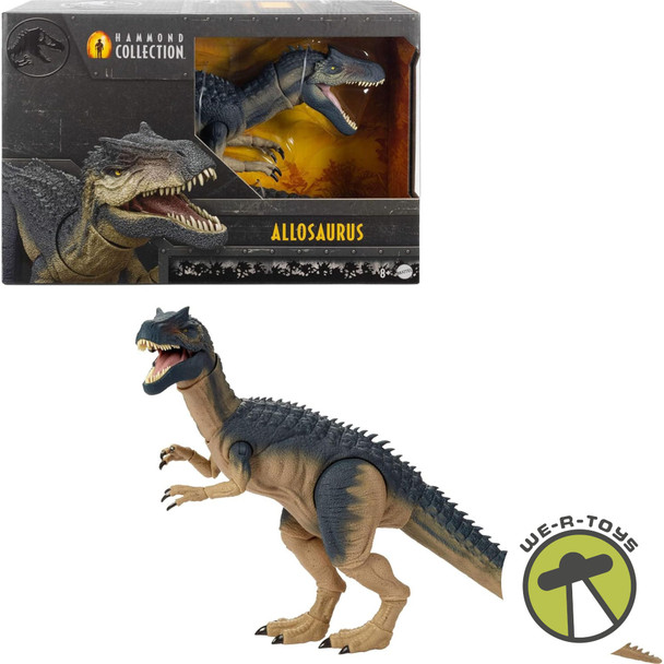 Jurassic World Hammond Collection Allosaurus Figure with Articulation Mattel