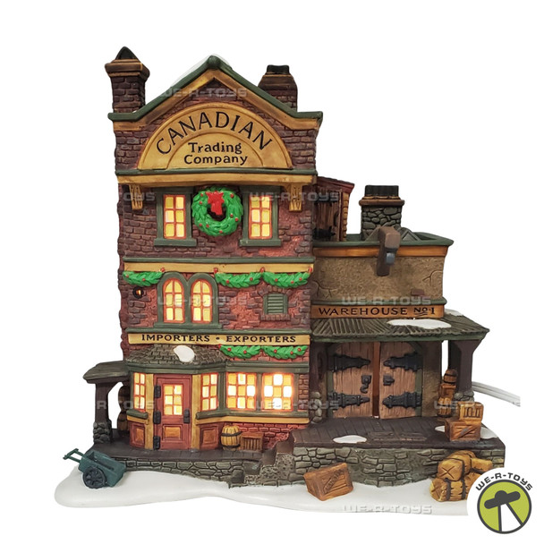Dept 56 Dickens' Village Series Canadian Trading Co Lighted #58306